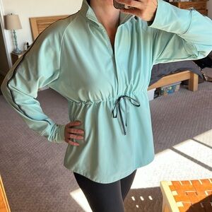 Nike Golf 1/2 Zip Jacket, light turquoise, XL